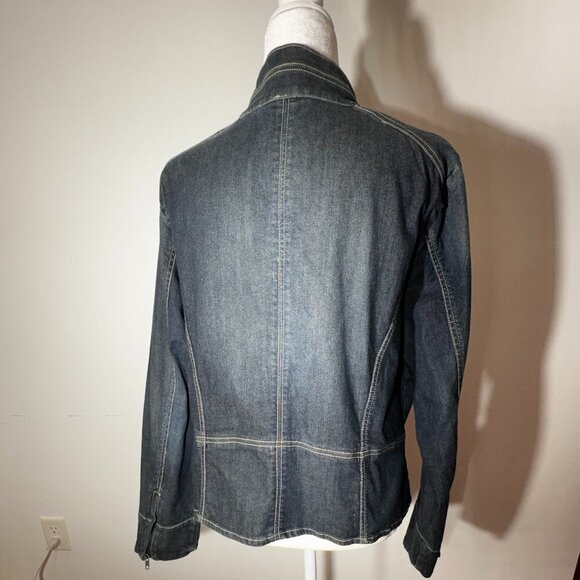 NWT Lane Bryant Venezia Denim/Jean Jacket - Size 18/20 - Picture 2 of 8